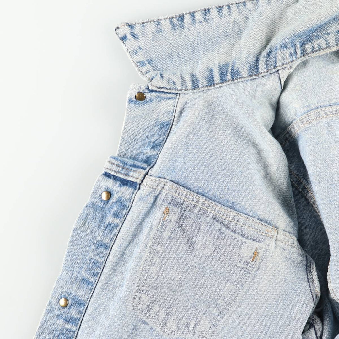 ~90'S Wrangler denim jacket, men's size M equivalent, vintage. unclear Blue type light blue Vintage Second Hand