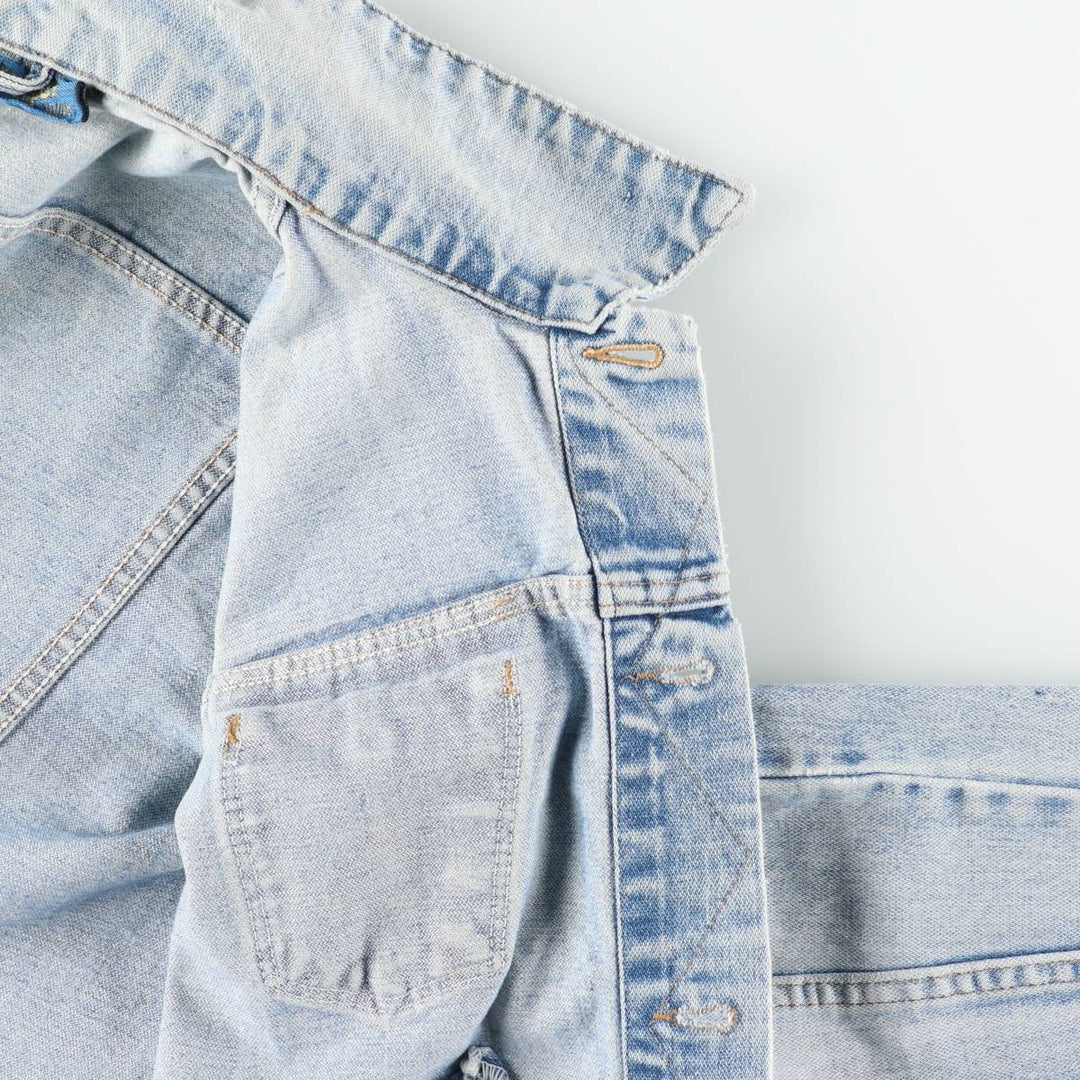 ~90'S Wrangler denim jacket, men's size M equivalent, vintage. unclear Blue type light blue Vintage Second Hand