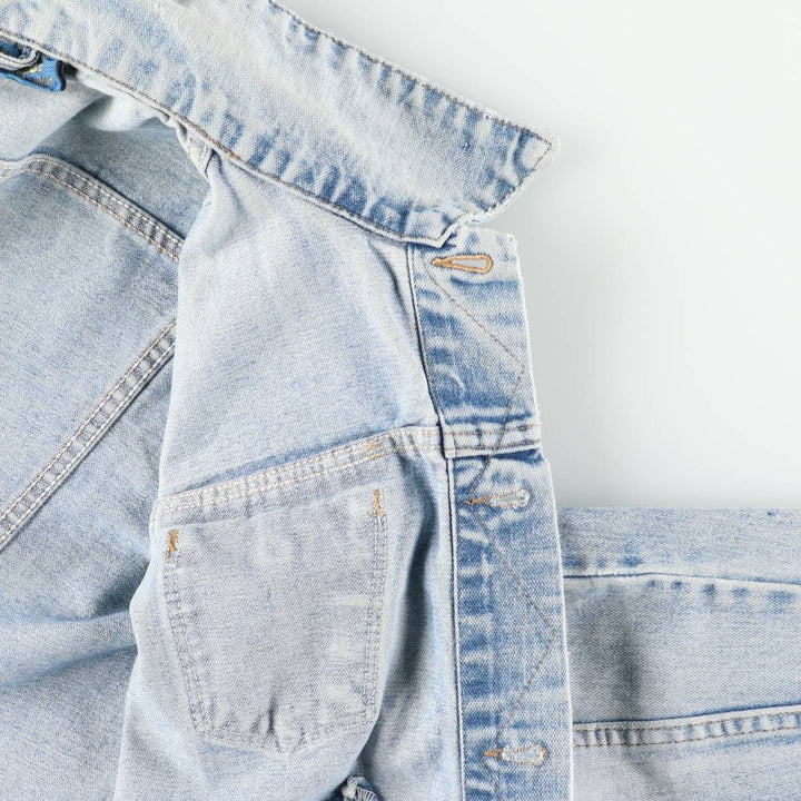 ~90'S Wrangler denim jacket, men's size M equivalent, vintage. unclear Blue type light blue Vintage Second Hand