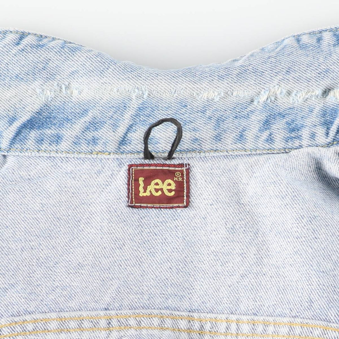 1980'S Lee ROUGH RIDERS Denim Jacket (Men's Size S) Vintage cotton blue type Vintage Second Hand