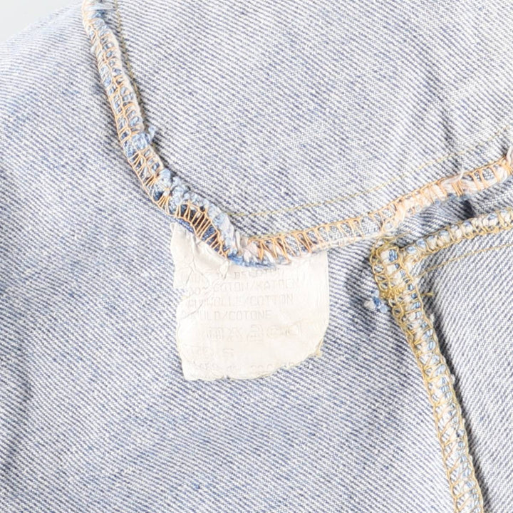 1980'S Lee ROUGH RIDERS Denim Jacket (Men's Size S) Vintage cotton blue type Vintage Second Hand