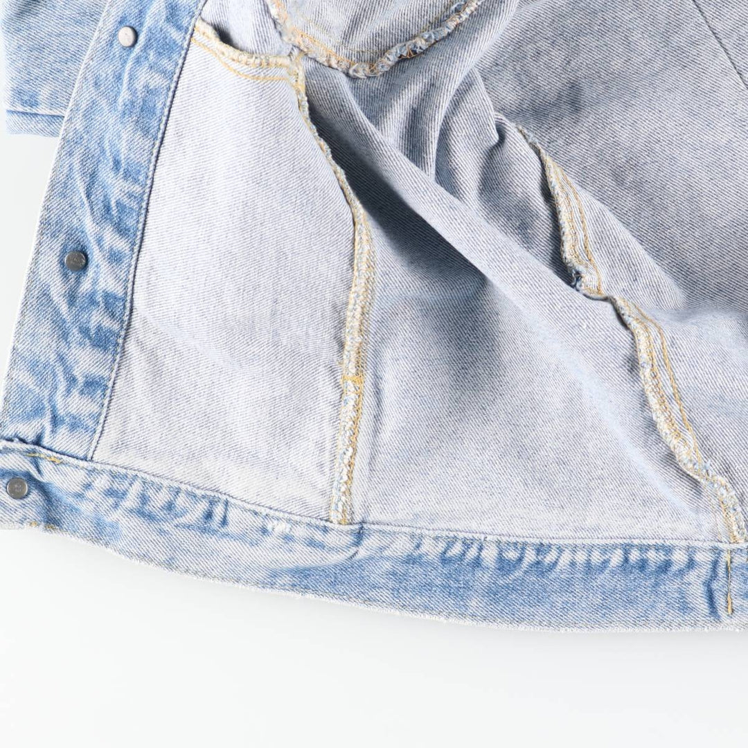 1980'S Lee ROUGH RIDERS Denim Jacket (Men's Size S) Vintage cotton blue type Vintage Second Hand