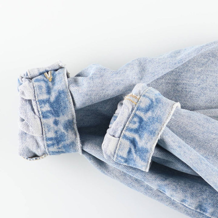 1980'S Lee ROUGH RIDERS Denim Jacket (Men's Size S) Vintage cotton blue type Vintage Second Hand