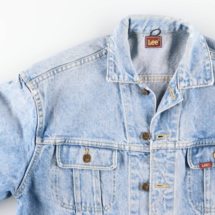 1980'S Lee ROUGH RIDERS Denim Jacket (Men's Size S) Vintage cotton blue type Vintage Second Hand