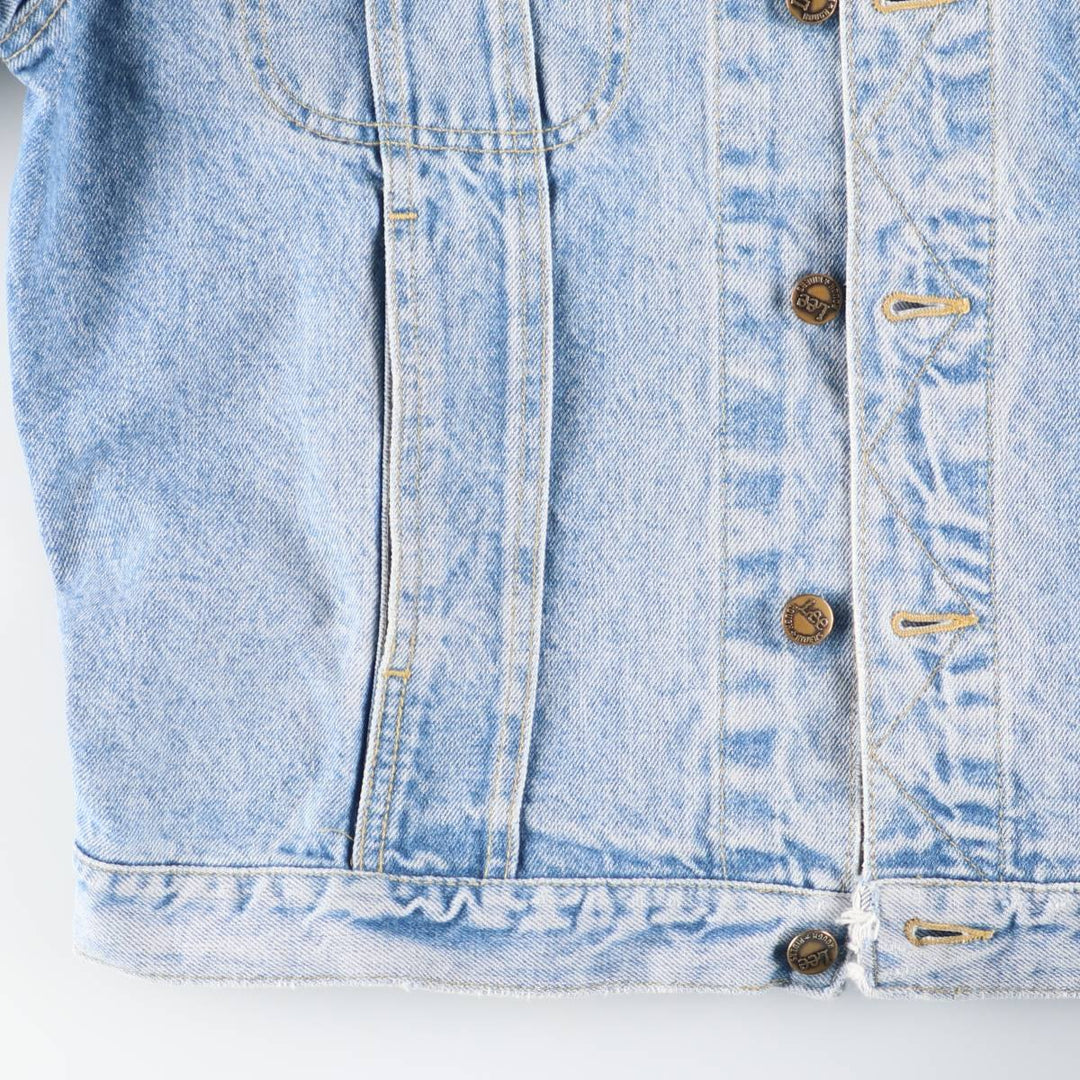1980'S Lee ROUGH RIDERS Denim Jacket (Men's Size S) Vintage cotton blue type Vintage Second Hand