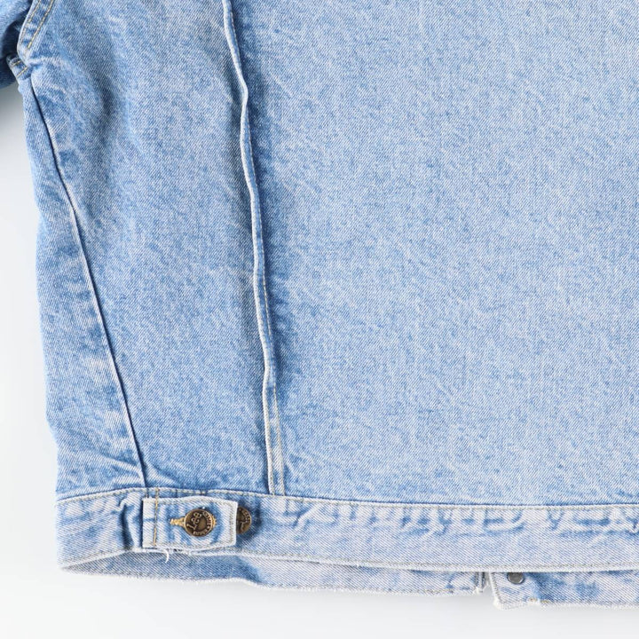 1980'S Lee ROUGH RIDERS Denim Jacket (Men's Size S) Vintage cotton blue type Vintage Second Hand
