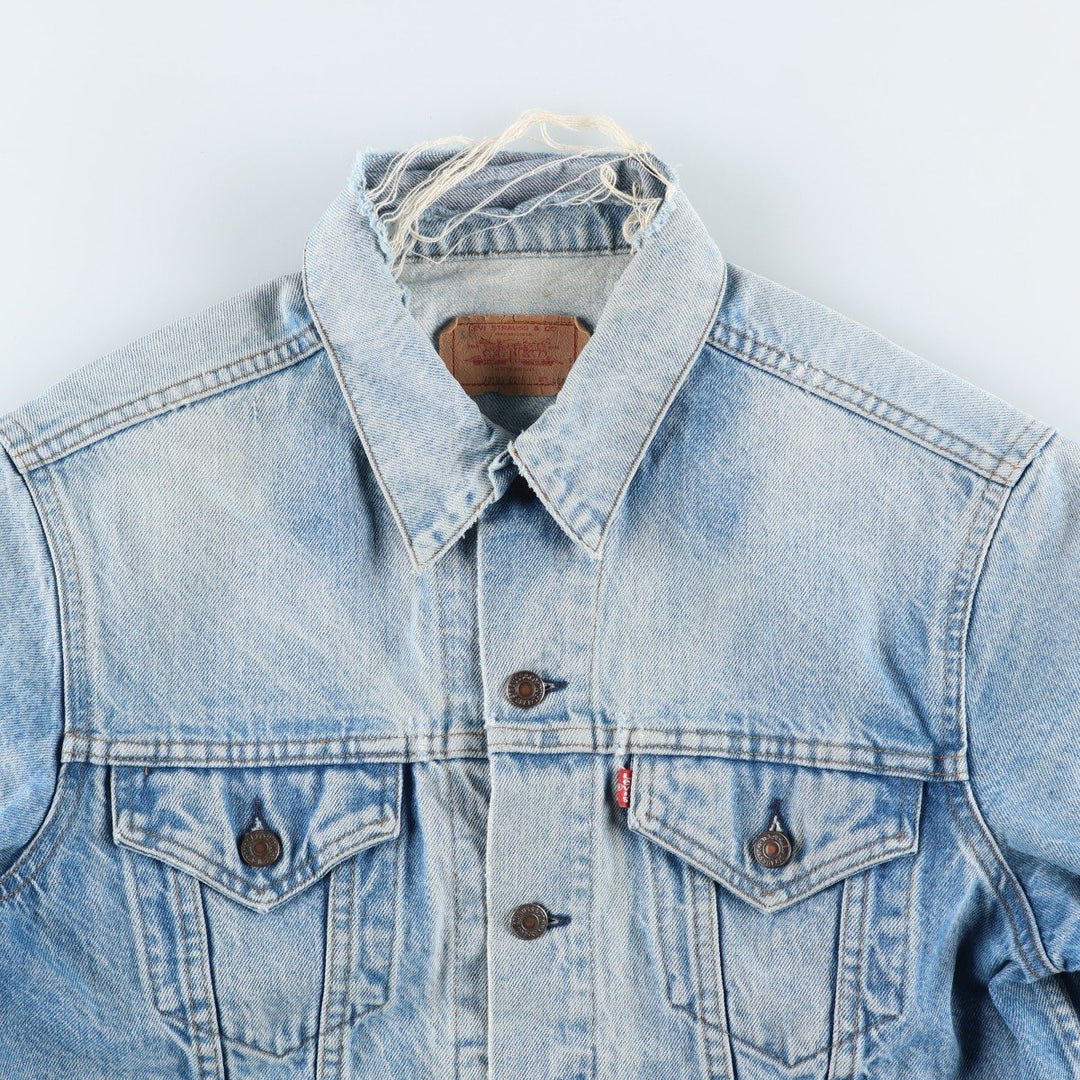 Levi's denim jacket, denim jacket, made in the USA, men's size M, vintage unclear Blue type light blue Vintage Second Hand