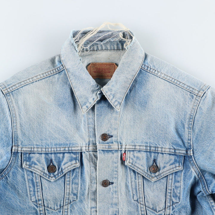 Levi's denim jacket, denim jacket, made in the USA, men's size M, vintage unclear Blue type light blue Vintage Second Hand