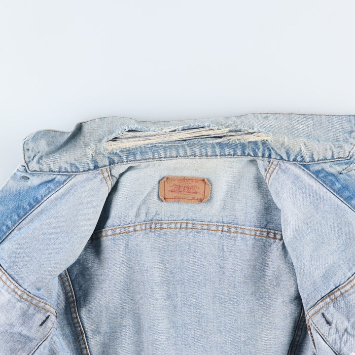 Levi's denim jacket, denim jacket, made in the USA, men's size M, vintage unclear Blue type light blue Vintage Second Hand