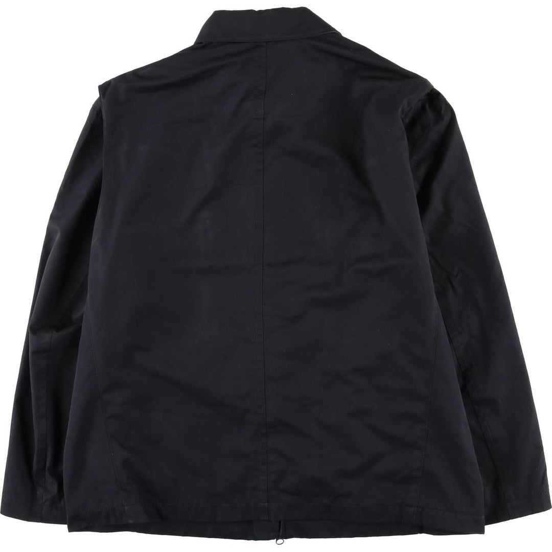 2000'S Banana Republic collared windbreaker, men's size XL equivalent. polyester navy blue type Vintage Second Hand