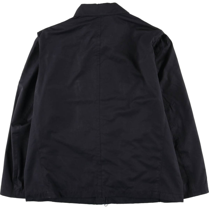 2000'S Banana Republic collared windbreaker, men's size XL equivalent. polyester navy blue type Vintage Second Hand