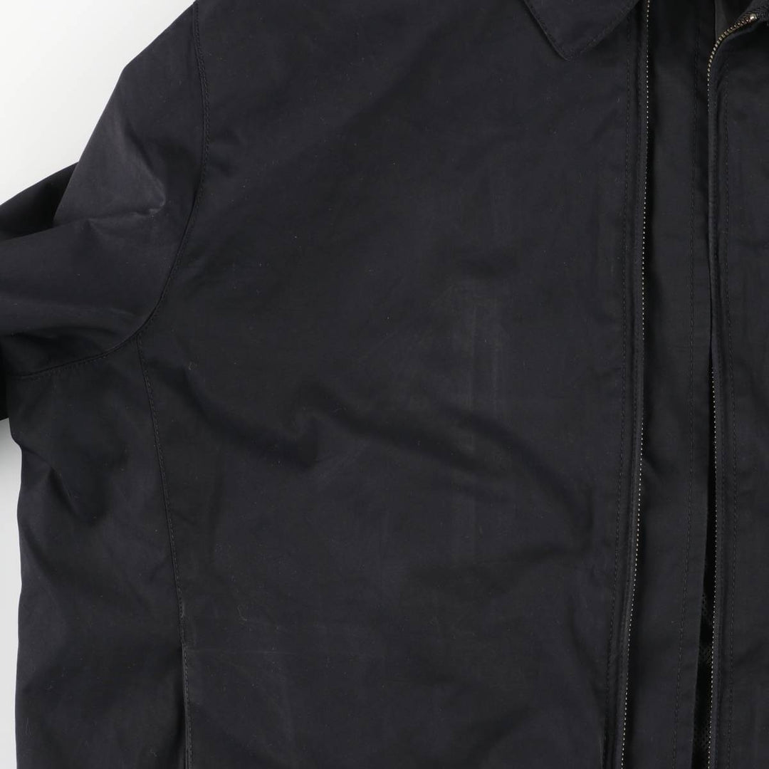 2000'S Banana Republic collared windbreaker, men's size XL equivalent. polyester navy blue type Vintage Second Hand