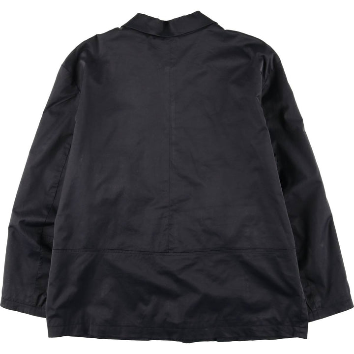 2000'S Banana Republic collared windbreaker, men's size XL equivalent. cotton black type Vintage Second Hand