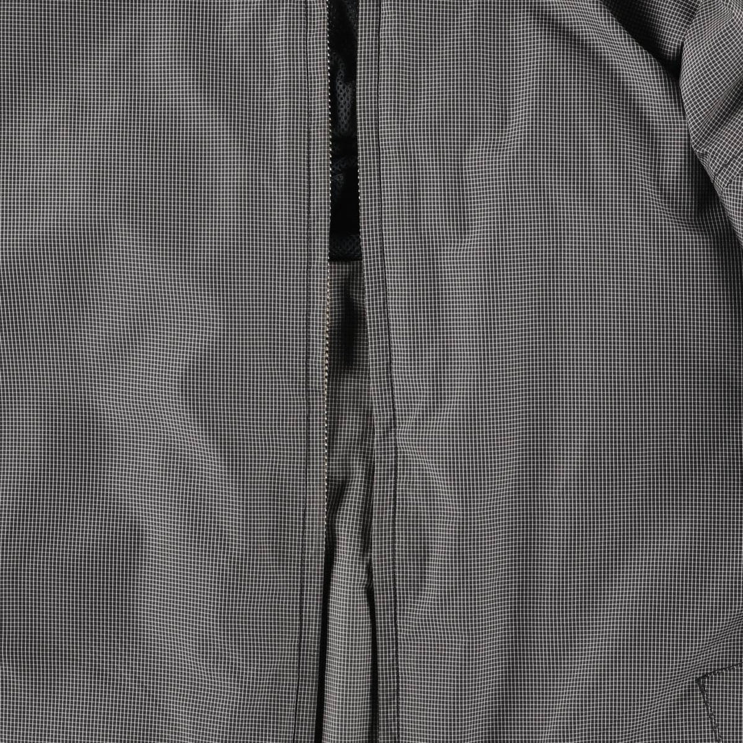 2000'S Banana Republic Check Pattern Windbreaker, Men's Size L (approx.) polyester black type Vintage Second Hand