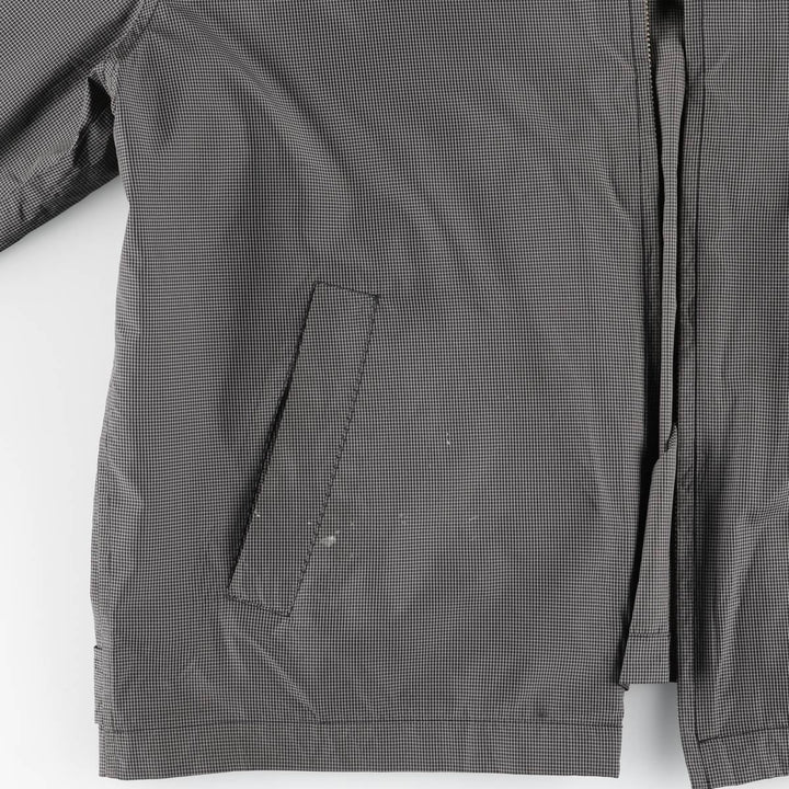 2000'S Banana Republic Check Pattern Windbreaker, Men's Size L (approx.) polyester black type Vintage Second Hand