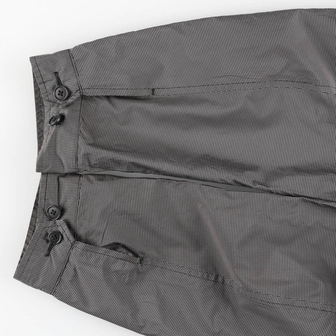 2000'S Banana Republic Check Pattern Windbreaker, Men's Size L (approx.) polyester black type Vintage Second Hand