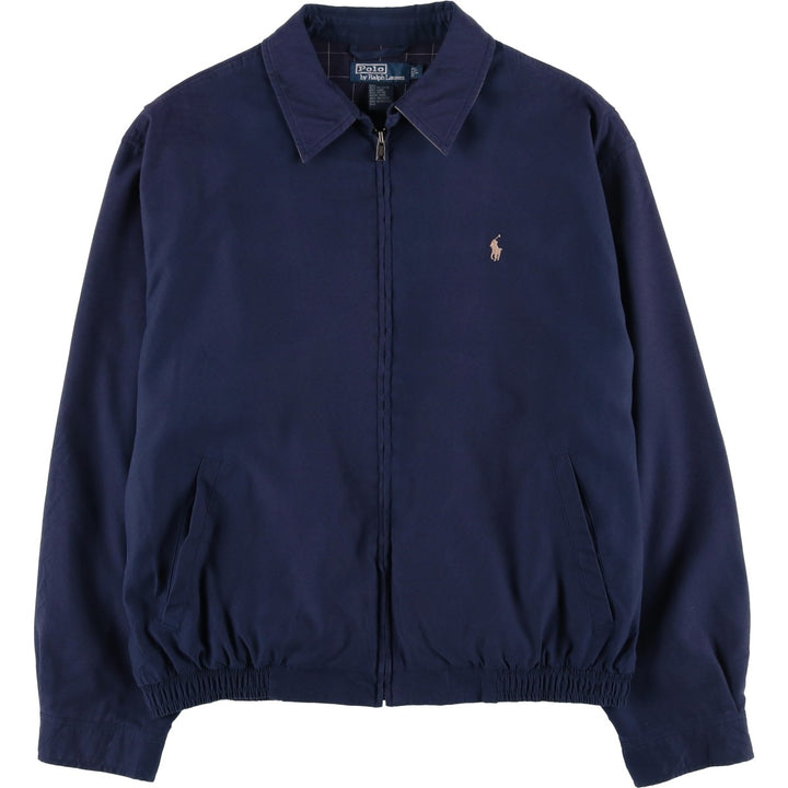 Ralph Lauren POLO by Ralph Lauren Swing Top Sports Jacket Men's L size polyester navy blue type Vintage Second Hand