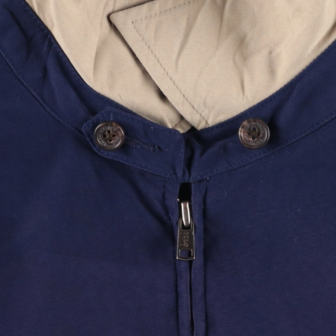 Ralph Lauren POLO by Ralph Lauren Swing Top Sports Jacket Men's L size polyester navy blue type Vintage Second Hand