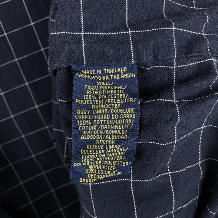 Ralph Lauren POLO RALPH LAUREN Swing Top Sports Jacket Men's L size polyester blue type Vintage Second Hand