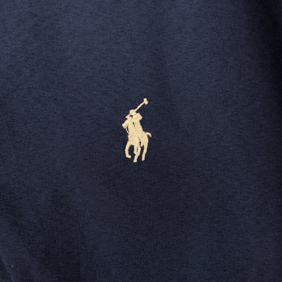Ralph Lauren POLO RALPH LAUREN Swing Top Sports Jacket Men's L size polyester blue type Vintage Second Hand