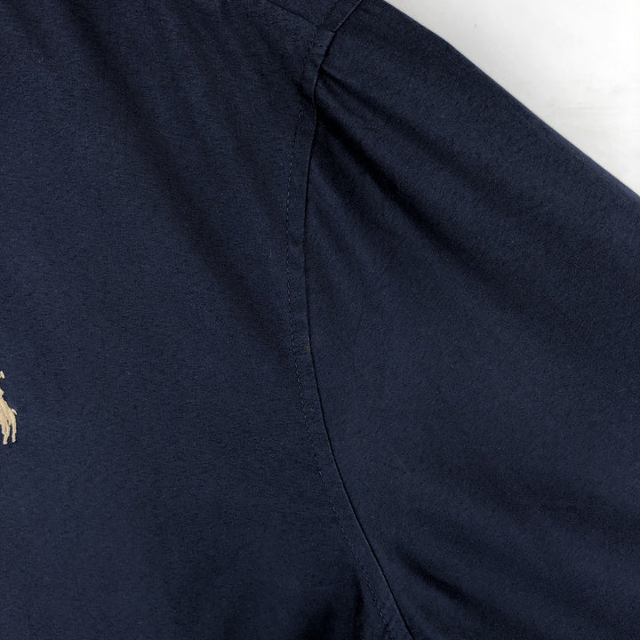 Ralph Lauren POLO RALPH LAUREN Swing Top Sports Jacket Men's L size polyester blue type Vintage Second Hand
