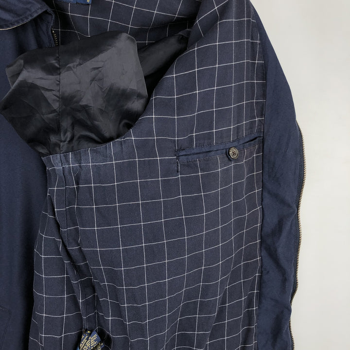 Ralph Lauren POLO RALPH LAUREN Swing Top Sports Jacket Men's L size polyester blue type Vintage Second Hand