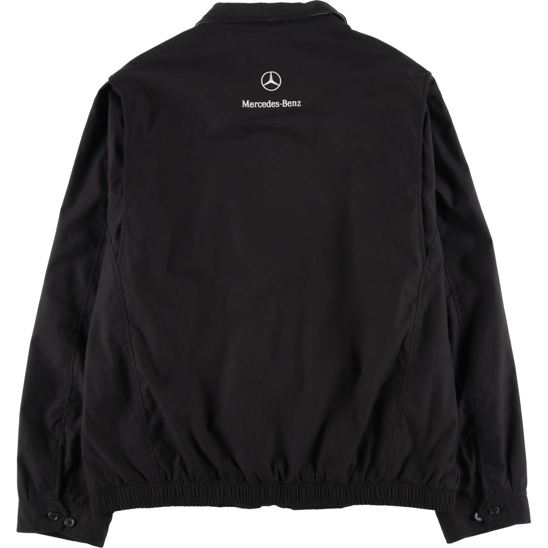 Ralph Lauren POLO by Ralph Lauren Mercedes-Benz Swing Top Sport Jacket, Men's Size XL (approx.) polyester black type Vintage Second Hand