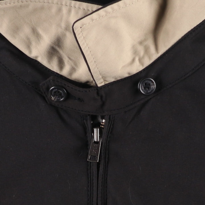 Ralph Lauren POLO by Ralph Lauren Mercedes-Benz Swing Top Sport Jacket, Men's Size XL (approx.) polyester black type Vintage Second Hand