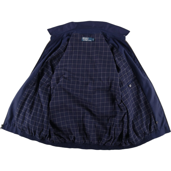 Ralph Lauren POLO by Ralph Lauren Swing Top Sports Jacket Men's L size polyester navy blue type Vintage Second Hand