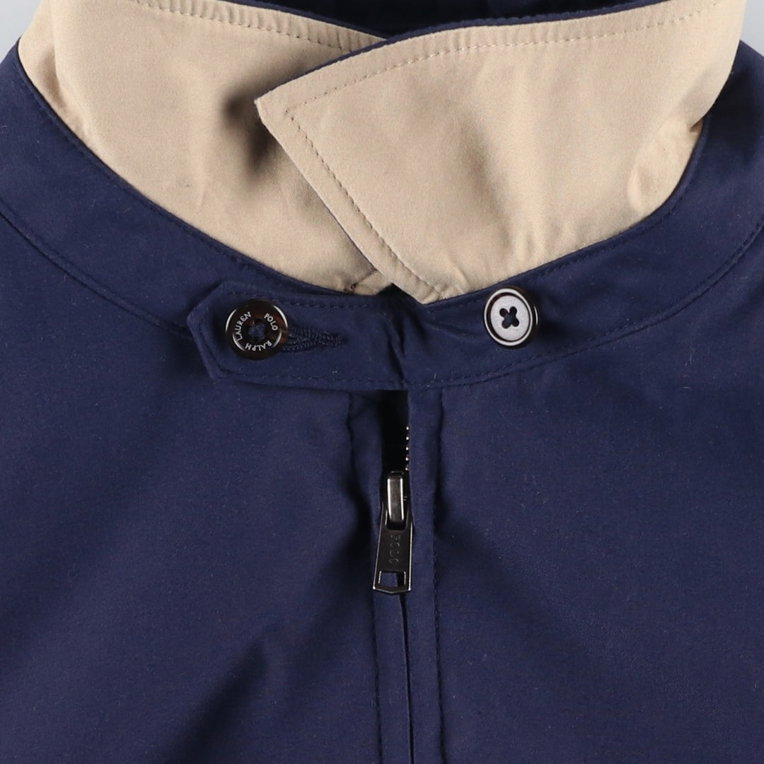 Ralph Lauren POLO by Ralph Lauren Swing Top Sports Jacket Men's L size polyester navy blue type Vintage Second Hand