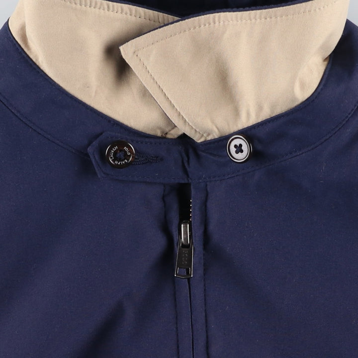 Ralph Lauren POLO by Ralph Lauren Swing Top Sports Jacket Men's L size polyester navy blue type Vintage Second Hand