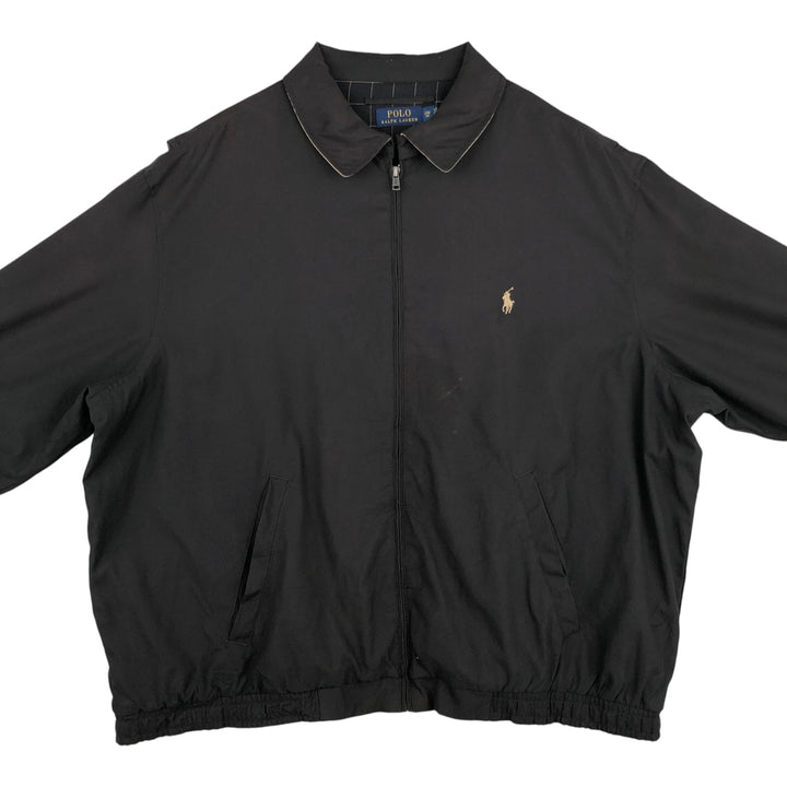 Ralph Lauren POLO RALPH LAUREN Swing Top Sports Jacket Men's XXL polyester black type Vintage Second Hand