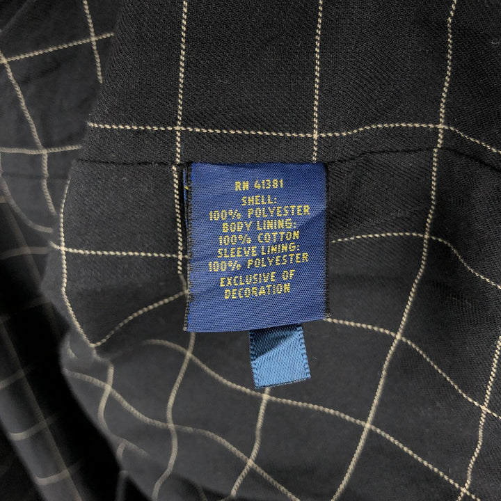Ralph Lauren POLO RALPH LAUREN Swing Top Sports Jacket Men's XXL polyester black type Vintage Second Hand