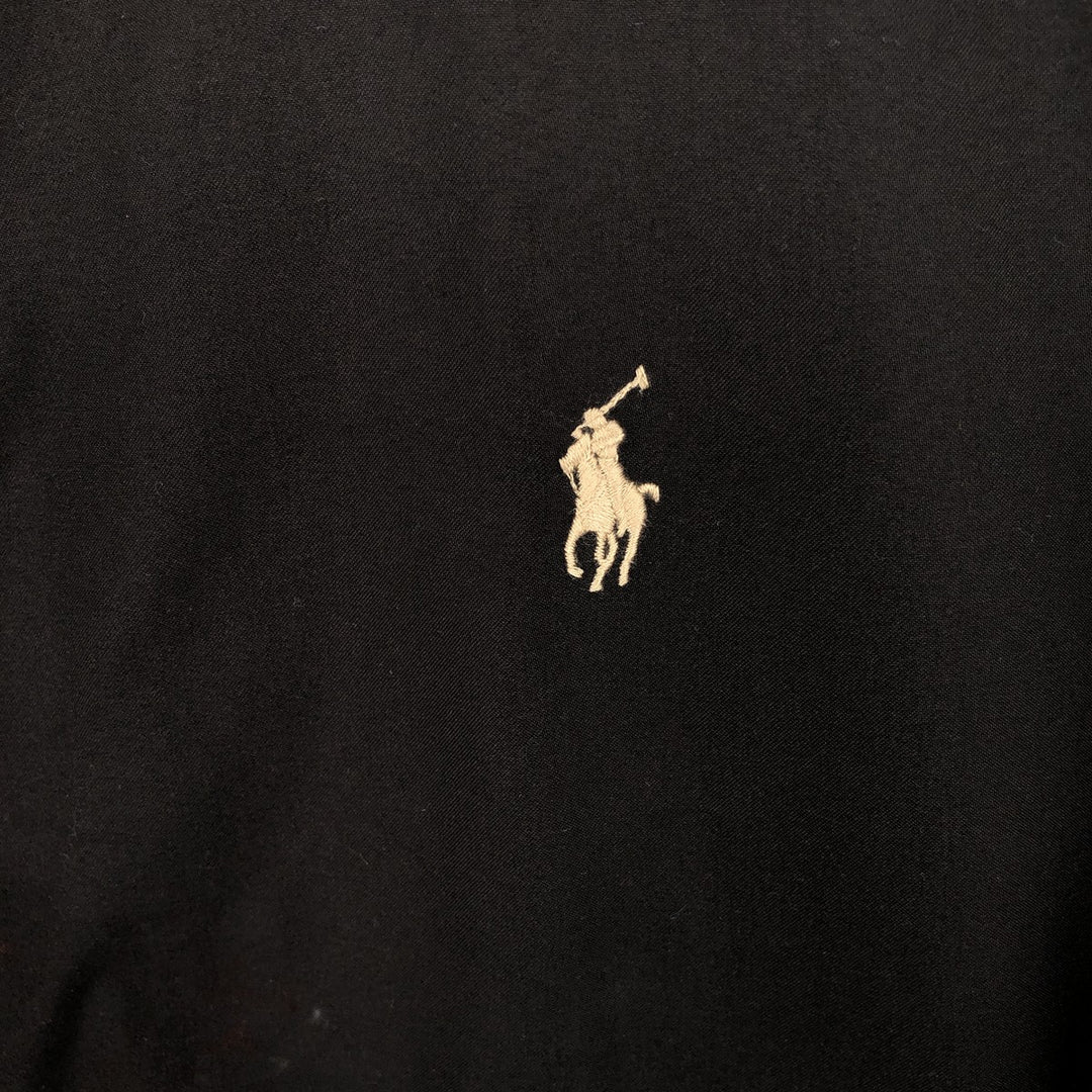 Ralph Lauren POLO RALPH LAUREN Swing Top Sports Jacket Men's XXL polyester black type Vintage Second Hand