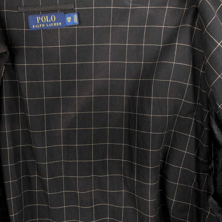 Ralph Lauren POLO RALPH LAUREN Swing Top Sports Jacket Men's XXL polyester black type Vintage Second Hand