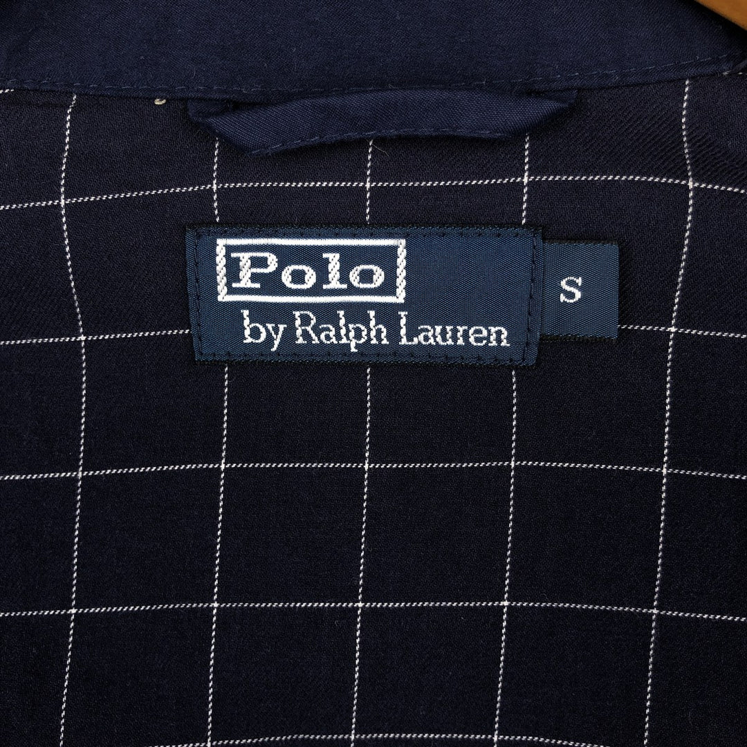 Ralph Lauren POLO by Ralph Lauren Swing Top Sports Jacket Men's S polyester blue type Vintage Second Hand