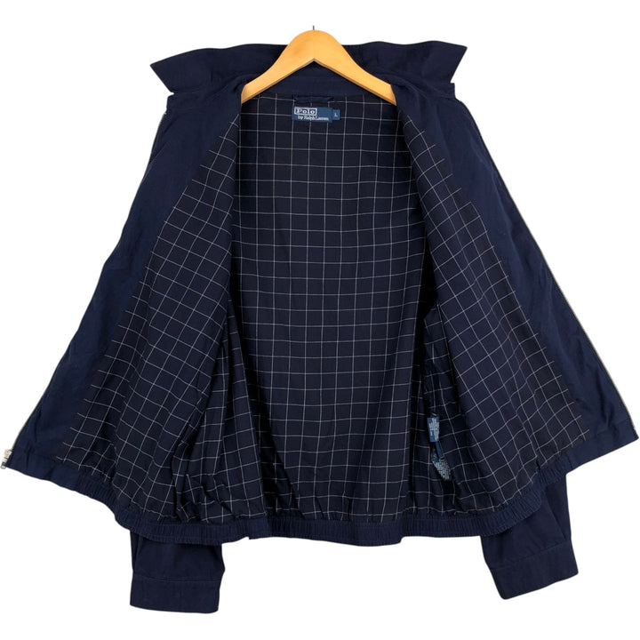 Ralph Lauren POLO by Ralph Lauren Swing Top Sports Jacket Men's L size polyester blue type Vintage Second Hand