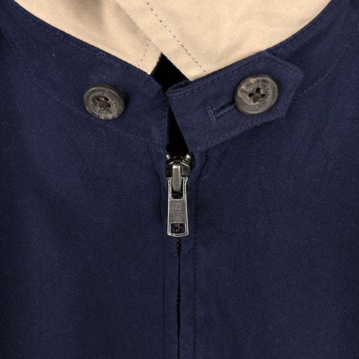 Ralph Lauren POLO by Ralph Lauren Swing Top Sports Jacket Men's L size polyester blue type Vintage Second Hand
