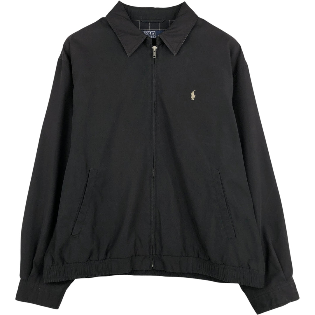 Ralph Lauren POLO by Ralph Lauren Swing Top Sports Jacket Men's L size polyester black type Vintage Second Hand