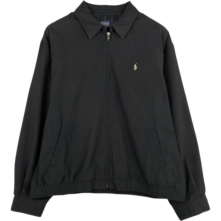 Ralph Lauren POLO by Ralph Lauren Swing Top Sports Jacket Men's L size polyester black type Vintage Second Hand