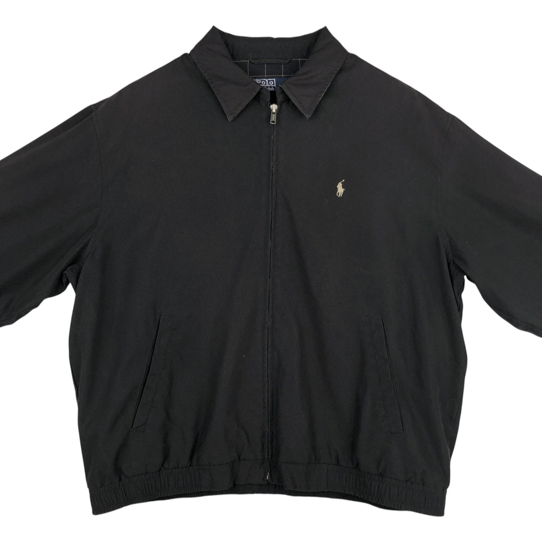 Ralph Lauren POLO by Ralph Lauren Swing Top Sports Jacket Men's L size polyester black type Vintage Second Hand