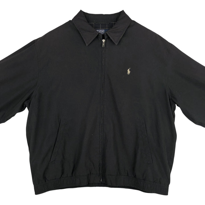 Ralph Lauren POLO by Ralph Lauren Swing Top Sports Jacket Men's L size polyester black type Vintage Second Hand