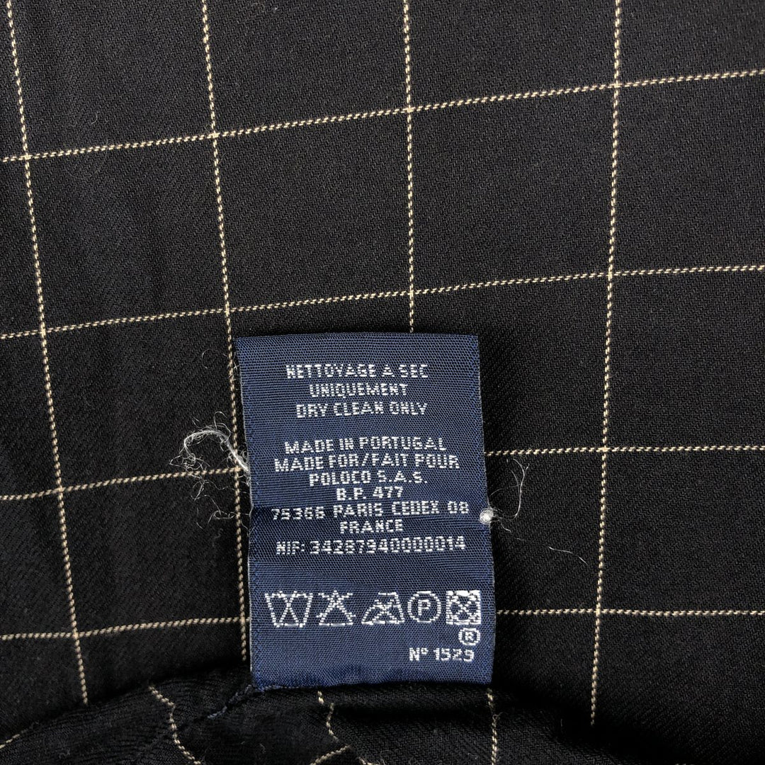 Ralph Lauren POLO by Ralph Lauren Swing Top Sports Jacket Men's L size polyester black type Vintage Second Hand