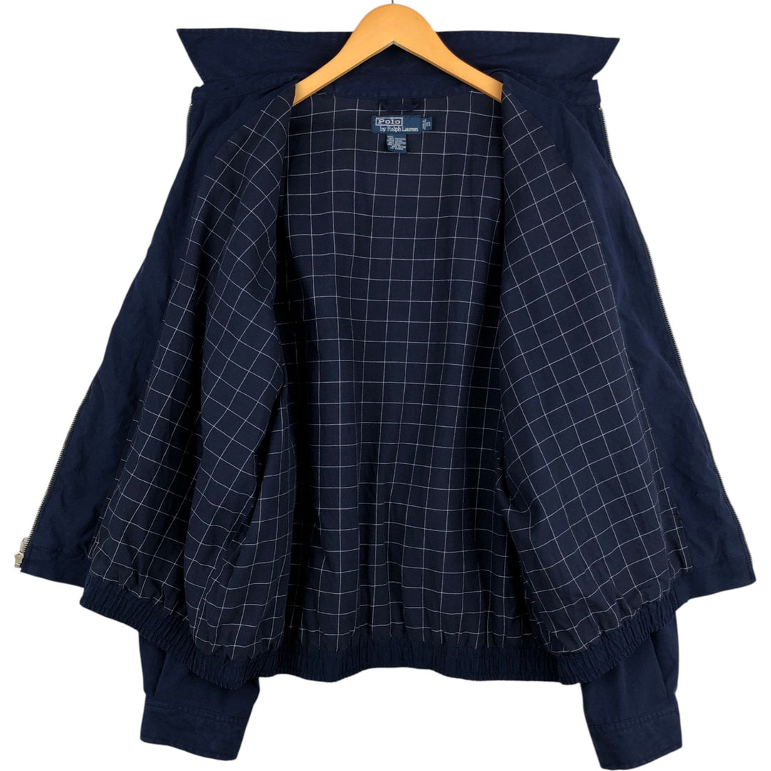 Ralph Lauren POLO by Ralph Lauren Swing Top Sports Jacket Men's XL polyester blue type Vintage Second Hand