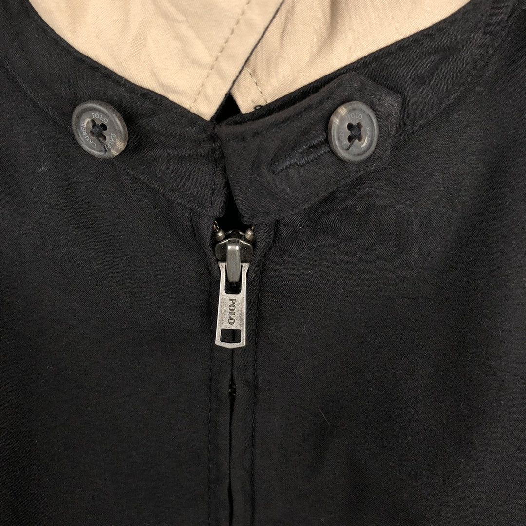 Ralph Lauren POLO by Ralph Lauren Swing Top Sports Jacket Men's L size cotton black type Vintage Second Hand