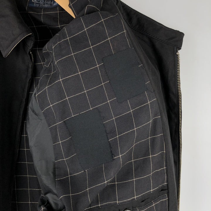 Ralph Lauren POLO by Ralph Lauren Swing Top Sports Jacket Men's L size cotton black type Vintage Second Hand