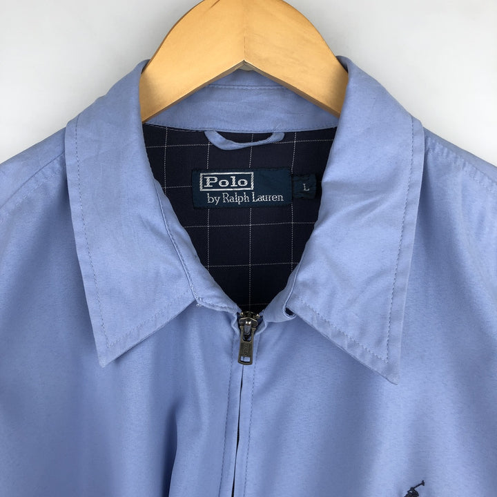 Ralph Lauren POLO by Ralph Lauren Swing Top Sports Jacket Men's XL polyester Blue type light blue Vintage Second Hand