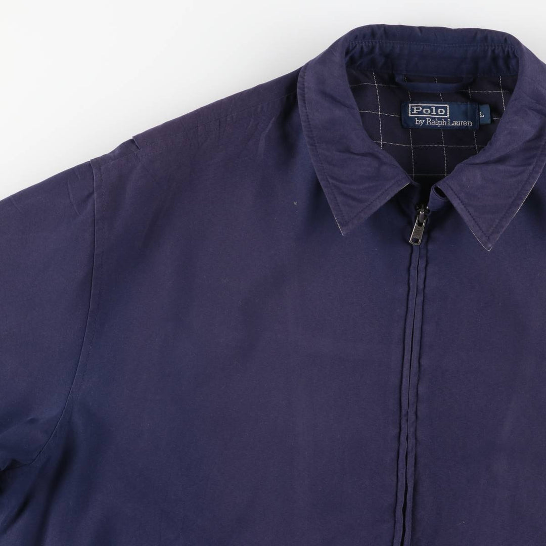 Ralph Lauren POLO by Ralph Lauren Swing Top Sports Jacket Men's L size unclear navy blue type Vintage Second Hand