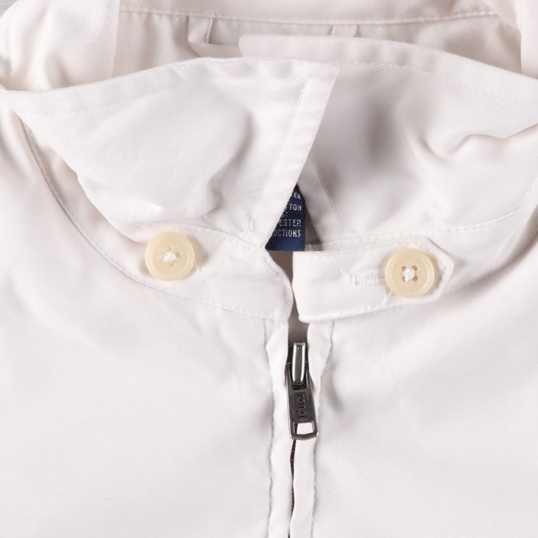 Ralph Lauren POLO GOLF Swing Top Sports Jacket, Men's Size M polyester white type Vintage Second Hand