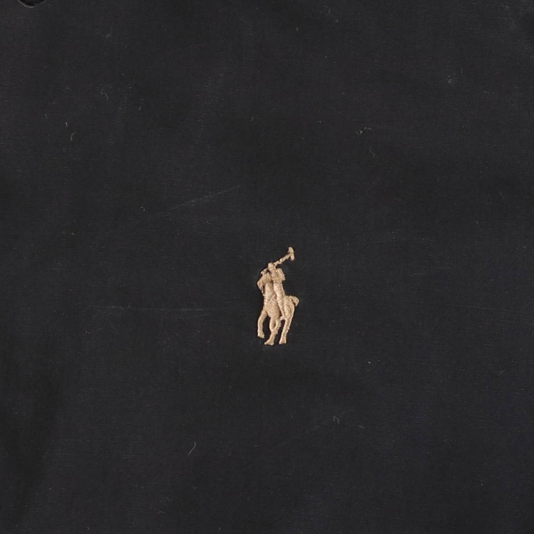 Ralph Lauren POLO by Ralph Lauren Swing Top Sports Jacket, Men's Size XXXL (approx.) cotton black type Vintage Second Hand